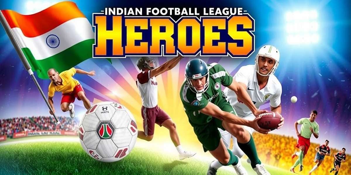 Indian Football League Heroes Official Cover Indian Football League Heroes Game Cover - Featuring Indian Players in Action